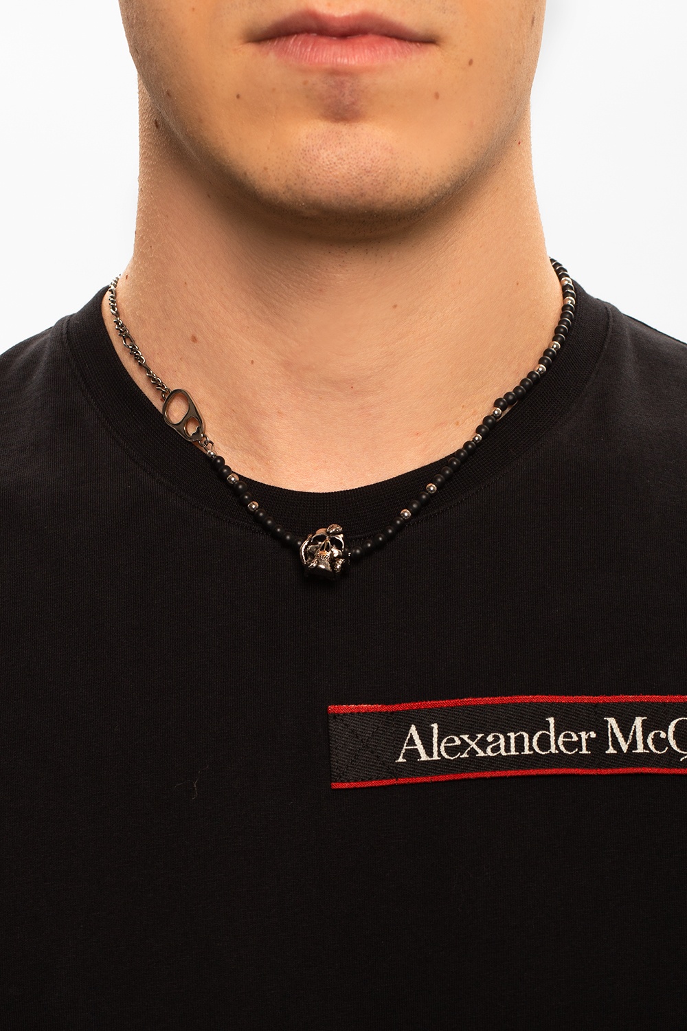 Alexander mcqueen necklace mens best sale